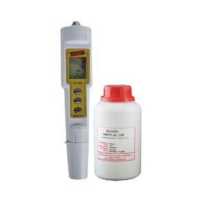 Kit Medidor Ph Digital Condutividade Elétrica Eletrodo Ec Temperatura Pct-200 Portátil Estojo Solução Calibração St-40