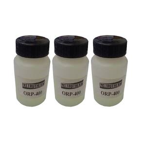 Kit 3 Solução Orp-400 Utilizada Medidor Ph 400mV Potencial Óxi Redução Orp 30Ml Instrutherm