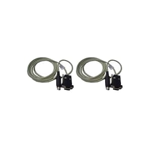 Kit 2 Cabo Crs-30 Conexão Windows Rs-232 Computador Utilizado Dosímetro Ruído Dos-450/500 Instrutherm