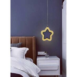 Pendente Estrela Dourada 20cm Led 9W 3200K Bivolt