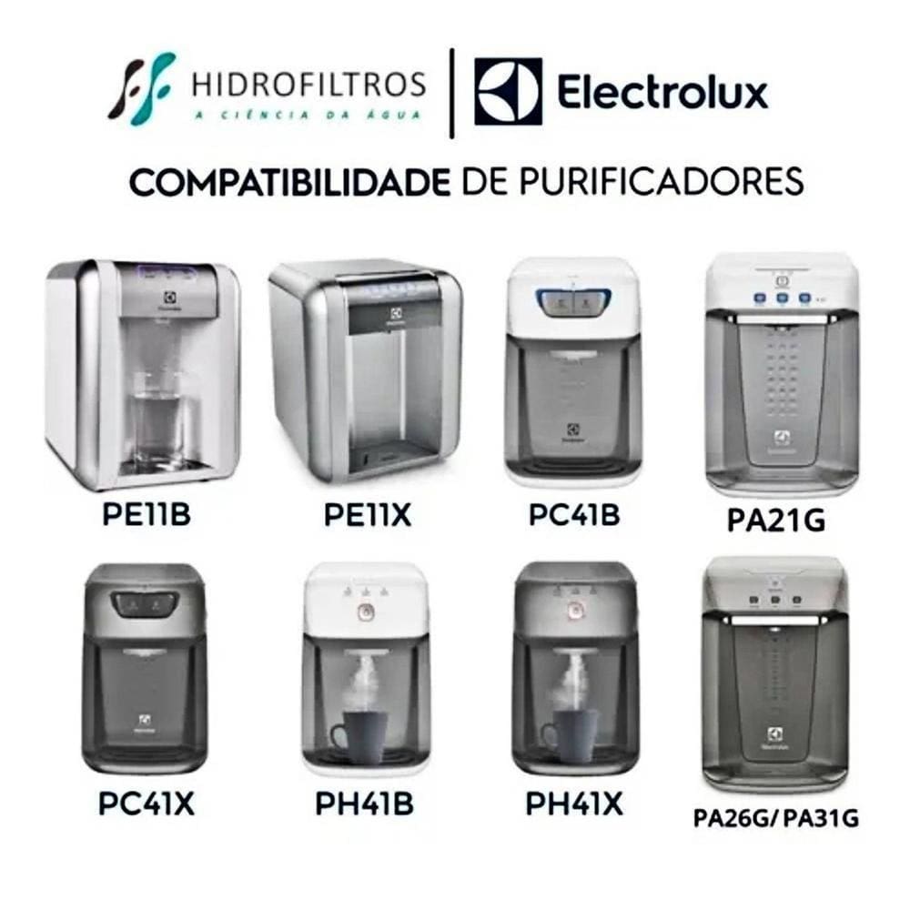 Kit 2 Refil Hidrofiltros Compatível Electrolux Pe11X E Pe11B