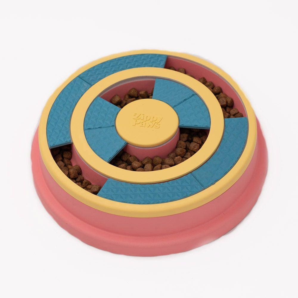 Brinquedo interativo SmartyPaws Feeder Wagging Wheel Quebra-Cabeça Para Cães Gatos