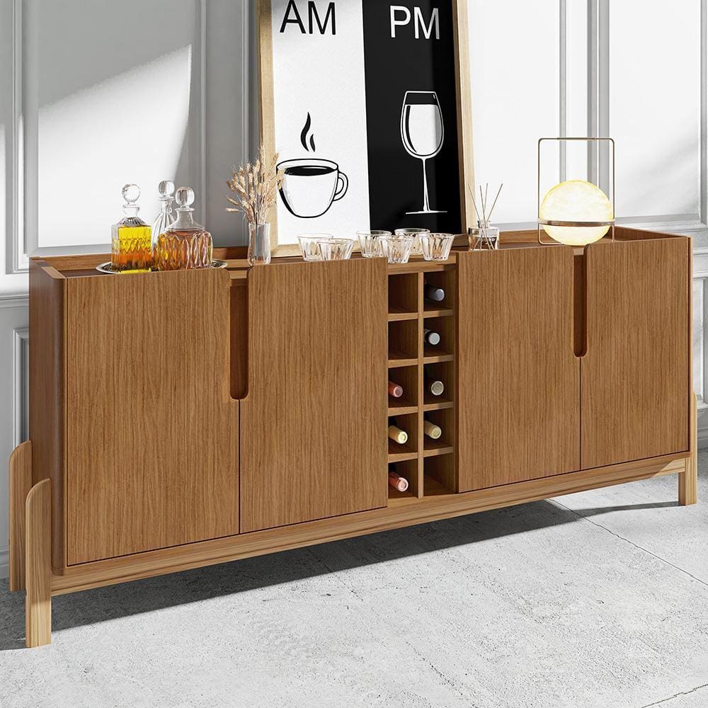 Buffet 190cm 4 Portas Com Adega Lizz Casa D Cedro