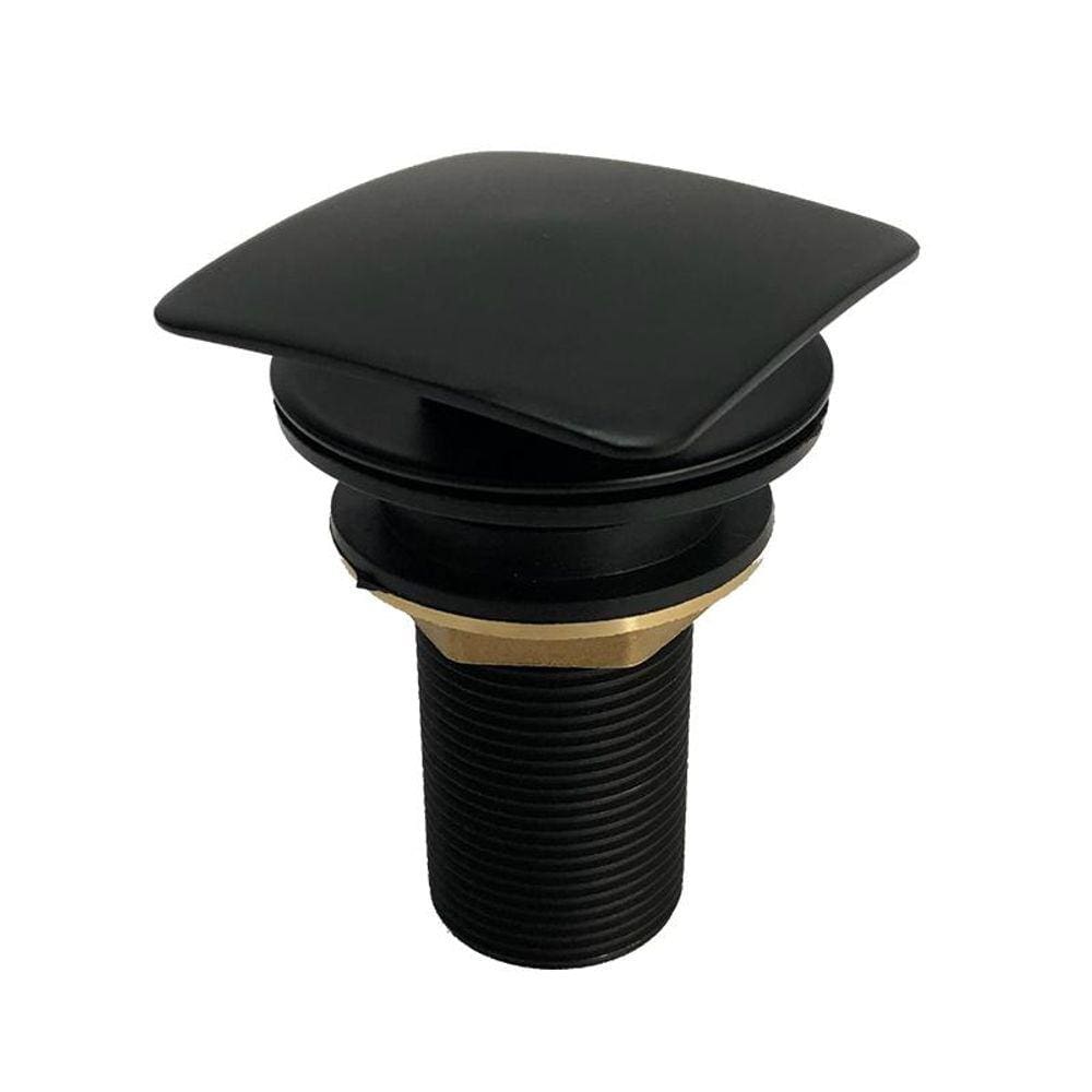 Válvula Click Quadrada Lavatório 7/8 Metal Black