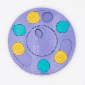 Brinquedo SmartyPaws Puzzler Quebra-Cabeça Interativo 3 em 1 - ZippyPaws Para Cães e Gatos - ROXO
