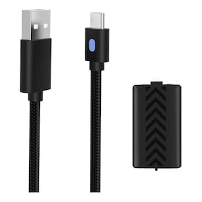Bateria Xbox One Series X S + Cabo Tipo C 3m - Dobe 1200mAh