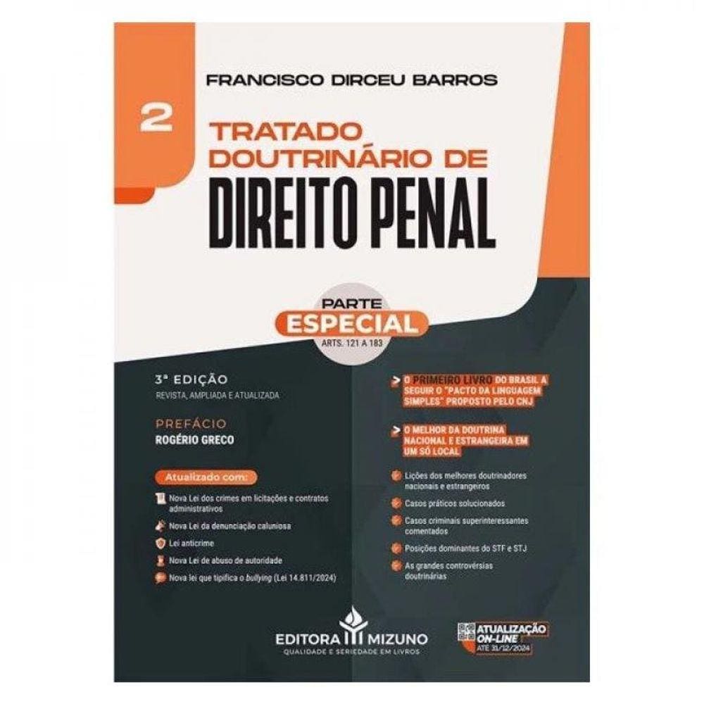 Tratado Doutrinário De Direito Penal - 2024 - Vol. 2