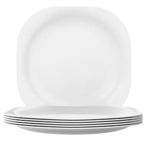 Prato Raso De Vidro Opaline 27Cm Plaza 6 Unidades - Nadir