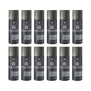 Desodorante Spray Senador Platinum 90Ml - Kit Com 12Un