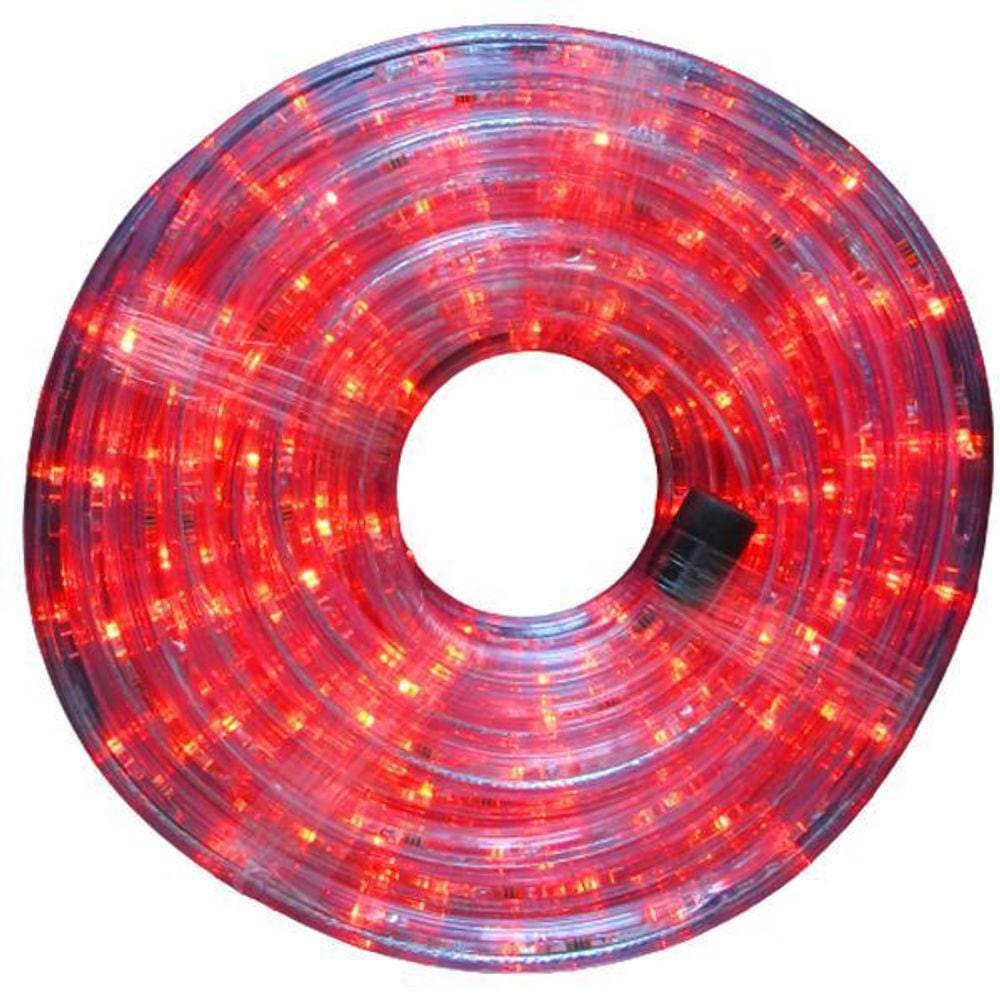 Mangueira Iluminada Led Pisca Enfeite Natal 110V Vermelho
