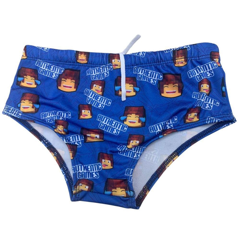 Sunga Infantil Uv Authentic Games Proteção Solar Natação