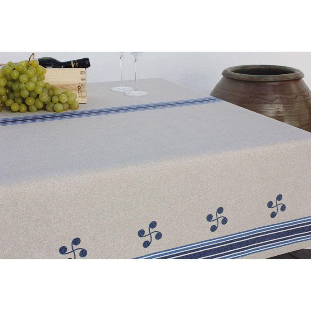 Toalha De Mesa Anti-Manchas Ameztoy Azul 1.40X2.20M