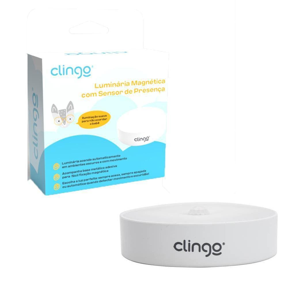 Luminária Magnética Com Sensor De Presença Clingo