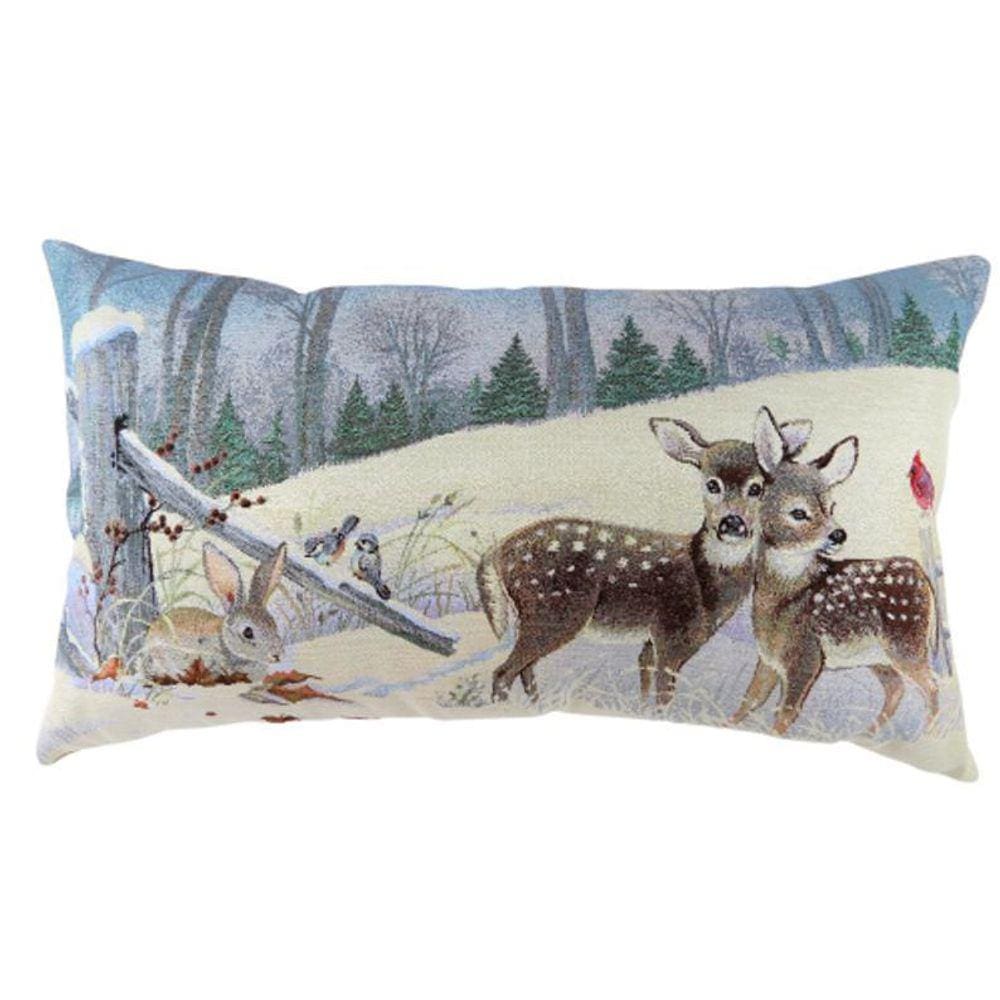 Capa De Almofada Floresta Encantada Em Tapeçaria 70X40Cm