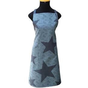 Avental De Cozinha Geometric Stars 100% Algodão Jaquarde