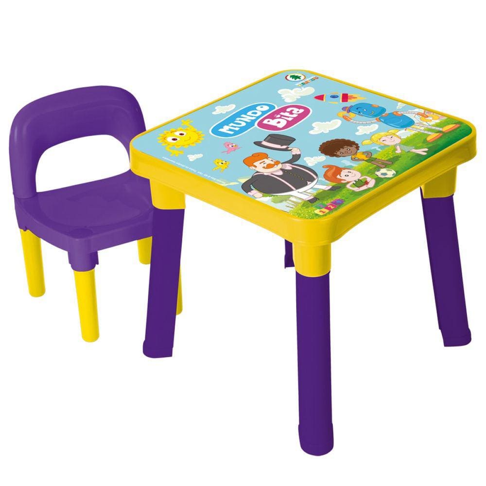 Mesinha Com Cadeira Infantil: Mundo Bita