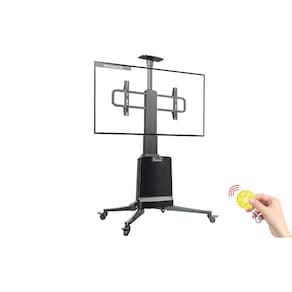 Suporte Pedestal Elétrico Para TV  Regulagem de Altura - ELG