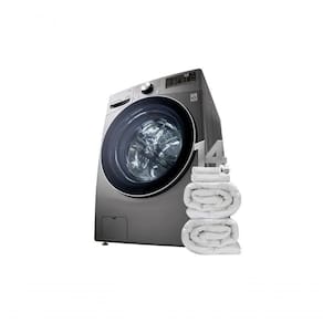 Lava e Seca Smart LG 14kg Aço Escovado com Inteligência Artificial AIDD WD14EGS62A 220V