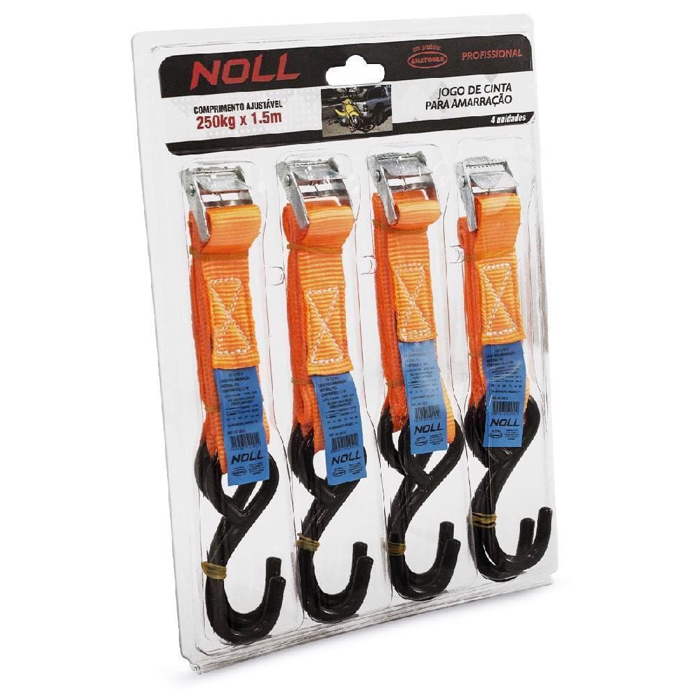 Jogo Cinta De Amarração 250Kgx1.5Mt - 4Pcs 241,0012 -Noll