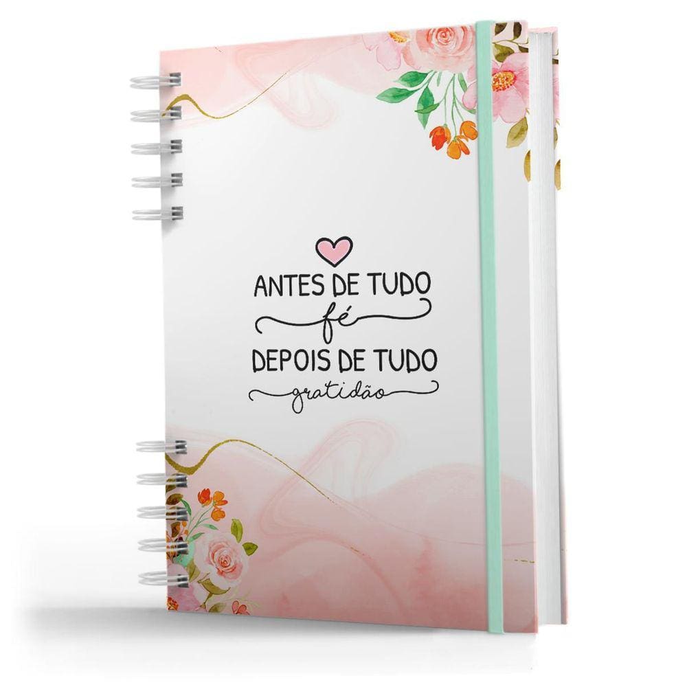 Caderno De Anotações -200 Pg- Coleção Floral - Antes De Tudo