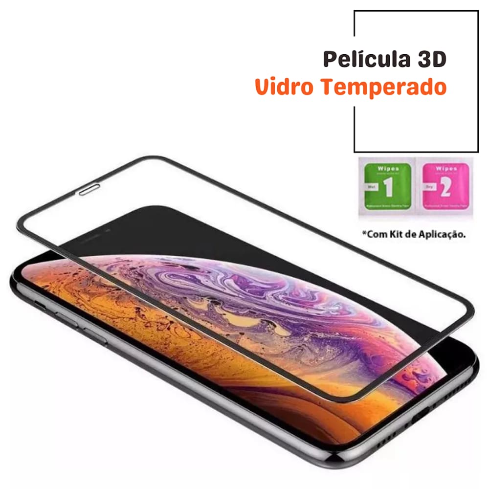 Película de Vidro 3D Para Samsung A15 (Tela de 6.5)