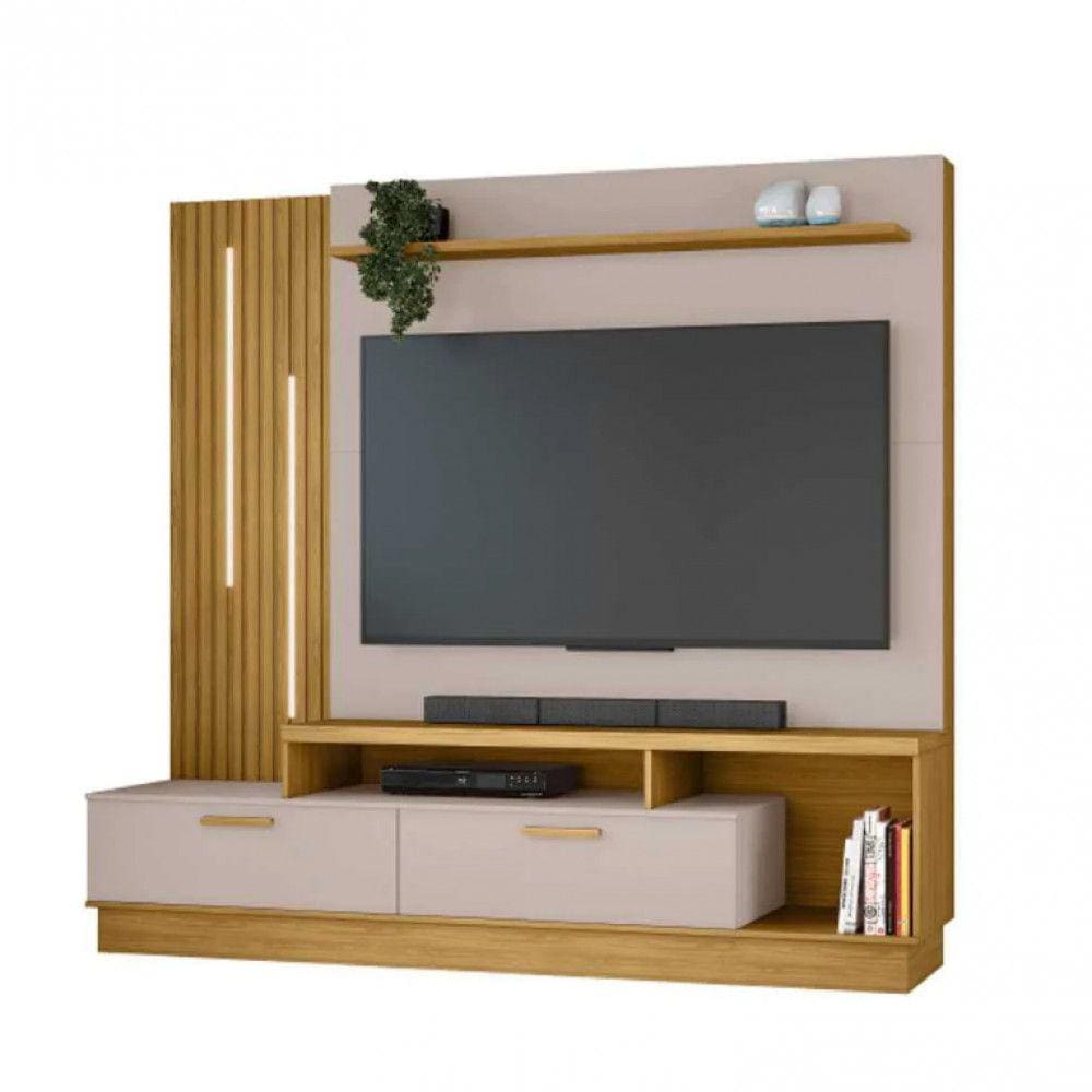 Home Para TV 65 Polegadas Despertar C/LED Ripado JCM Movelaria