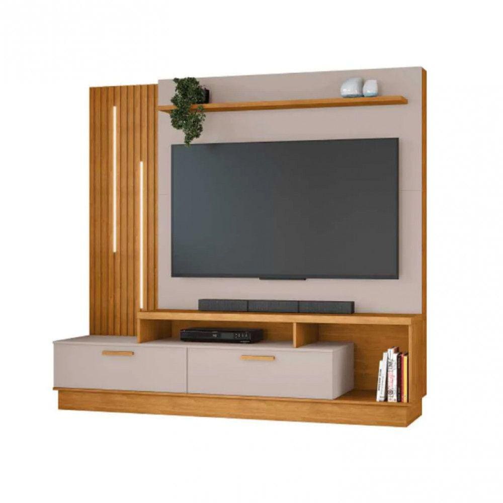 Home Para TV 65 Polegadas Despertar C/LED Ripado JCM Movelaria