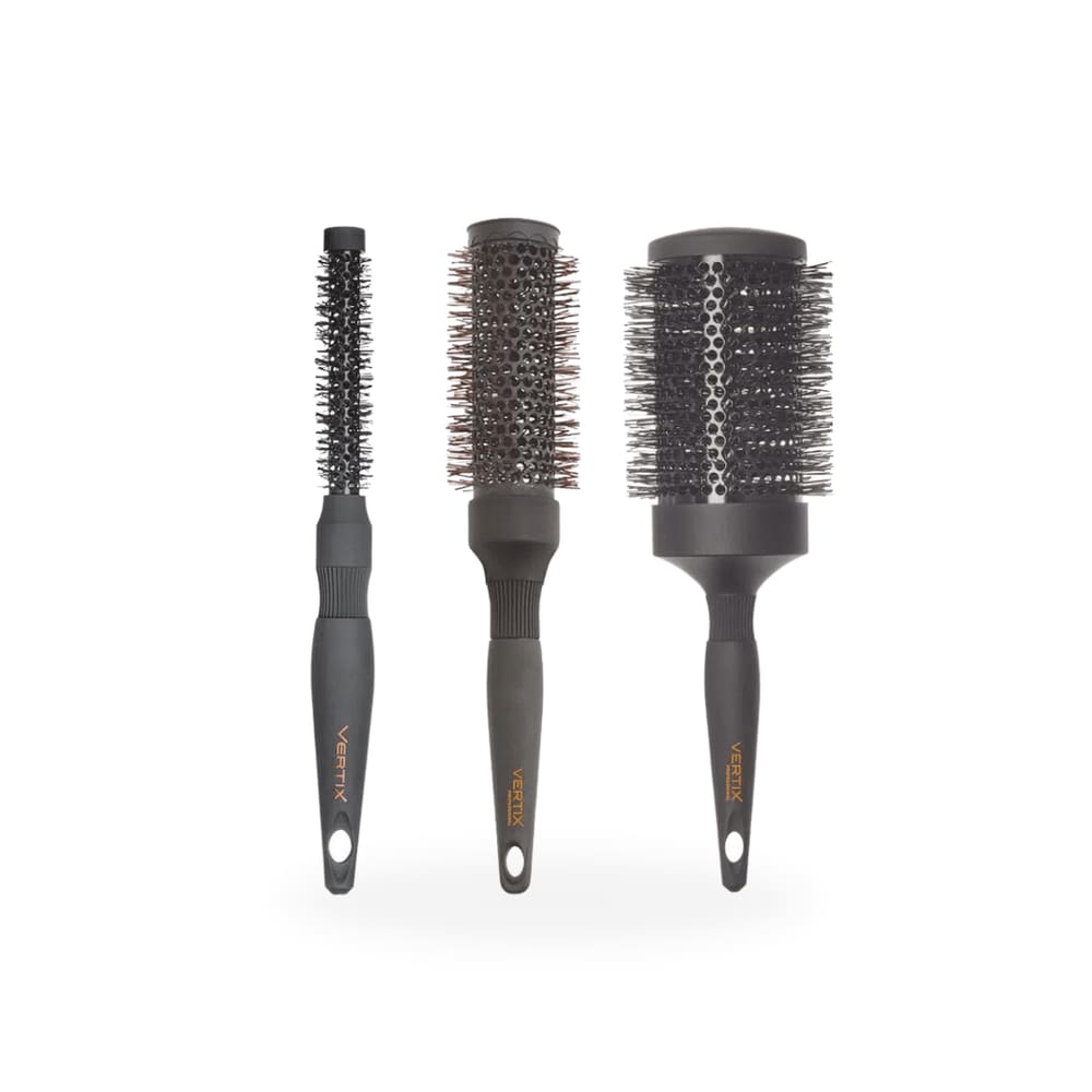 Kit 3 Escovas Silver Hot Ion - Vertix