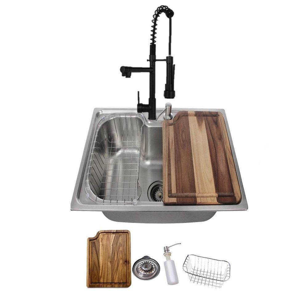 Cuba Gourmet 50X40Cm Inox 304 Com Torneira Gourmet E Tábua
