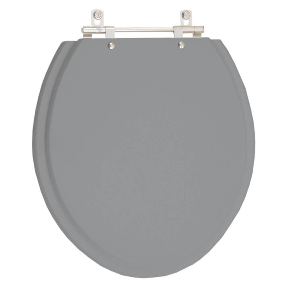 Tampa de Vaso Sanitário Fiori Cinza Escuro para bacia Fiori