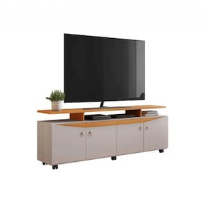 Rack Para TV 65 Polegadas Elogio C/ Rodízios JCM Movelaria