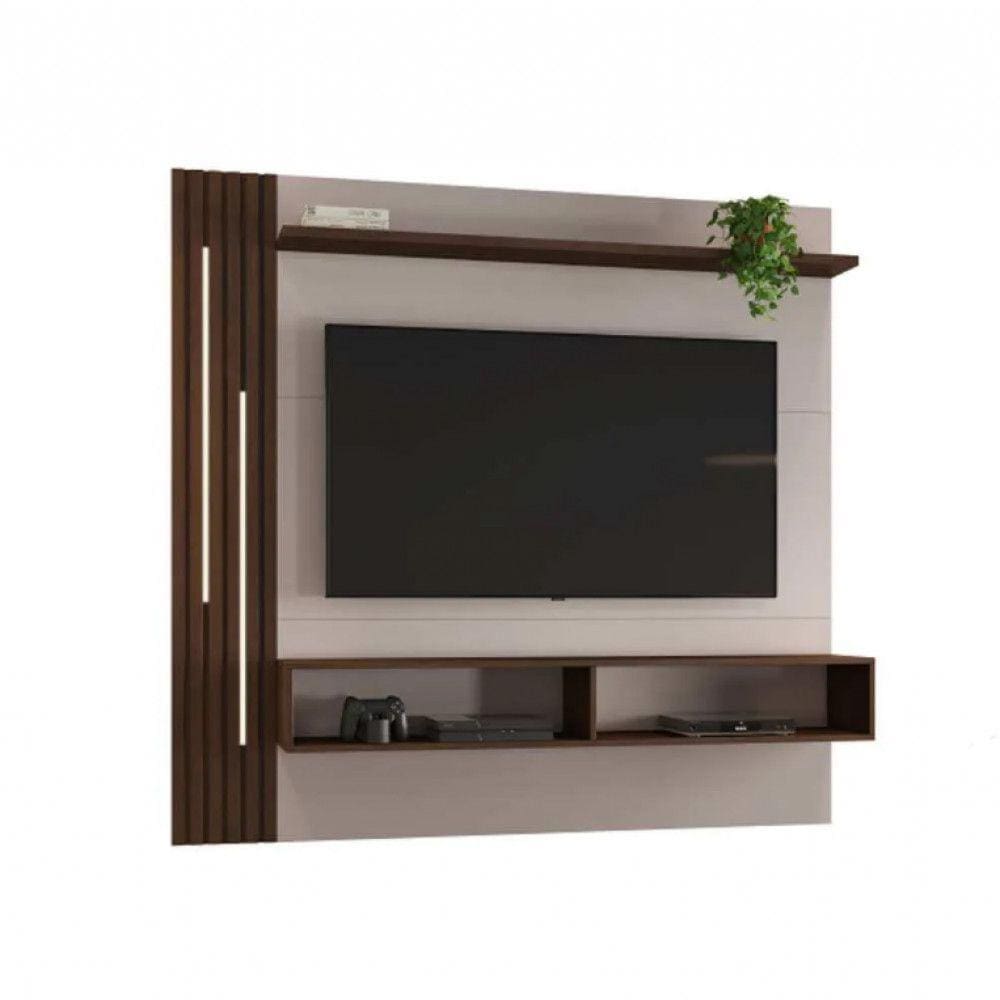 Painel Para TV Até 65 Polegadas Agrado C/LED Ripado JCM Movelaria