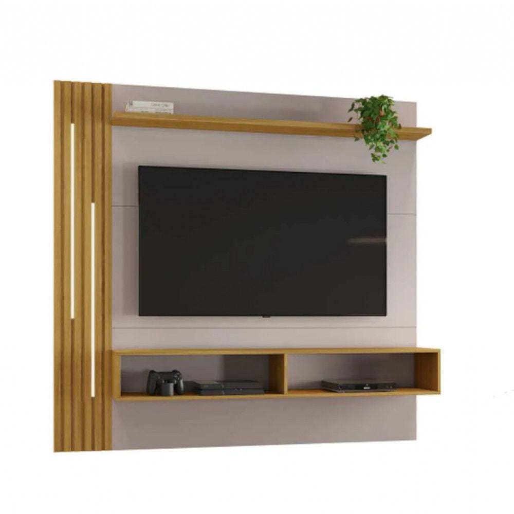 Painel Para TV Até 65 Polegadas Agrado C/LED Ripado JCM Movelaria