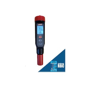 Medidor Ph Digital Bolso Escala 0 A 14Ph À Prova D`água Ph-1800 Portátil Instrutherm Estojo Com Certificado Calibração