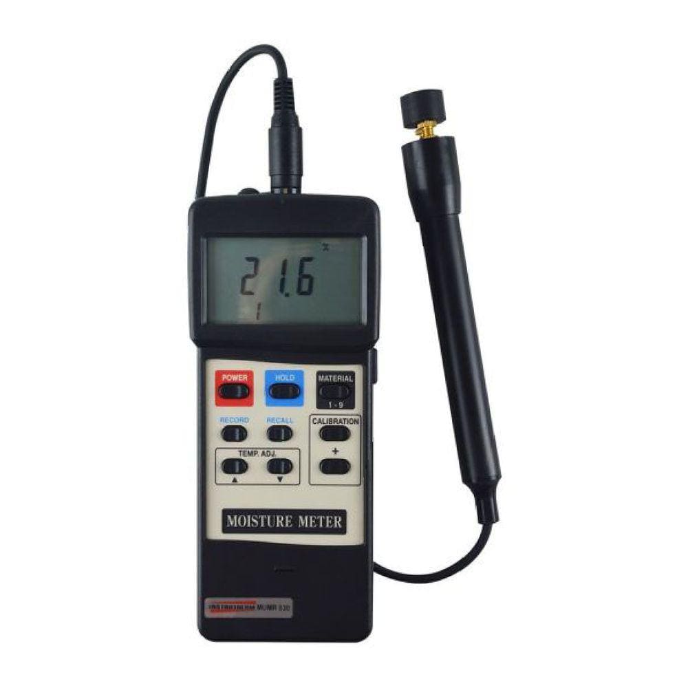 Medidor Umidade Escala 9 A 30% H2o Madeira Hold Sensor Rs-232 Mumr-630 Portátil Instrutherm Estojo Certificado