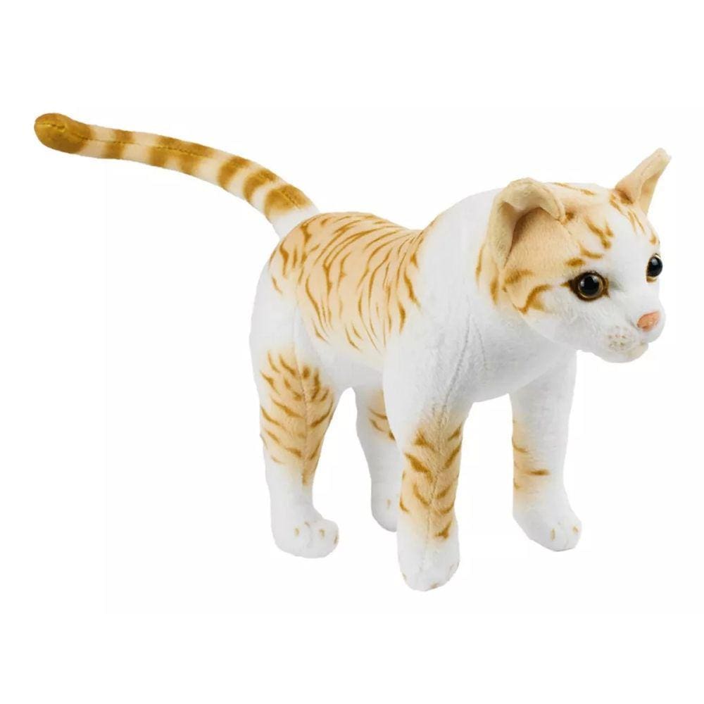 Gato Caramelo Realista 36cm - Pelúcia