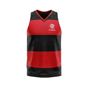 Regata Flamengo Essence Masculino - Preto e Vermelho