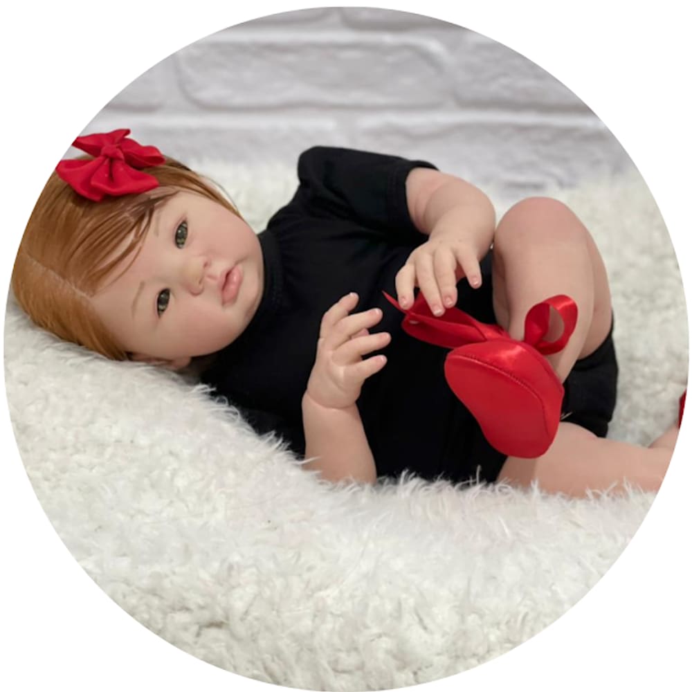 Boneca Bebe Reborn Menina Corpo Siliconado Banho + Enxoval