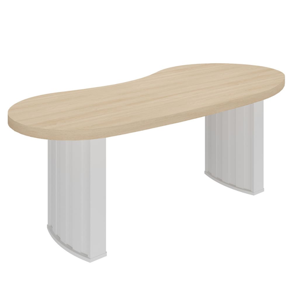 Mesa para Escritório Chile Carvalho Branco