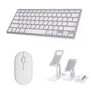 Teclado E Mouse Bluetooth + Suporte Lenovo Tab P11 Plus 64Gb