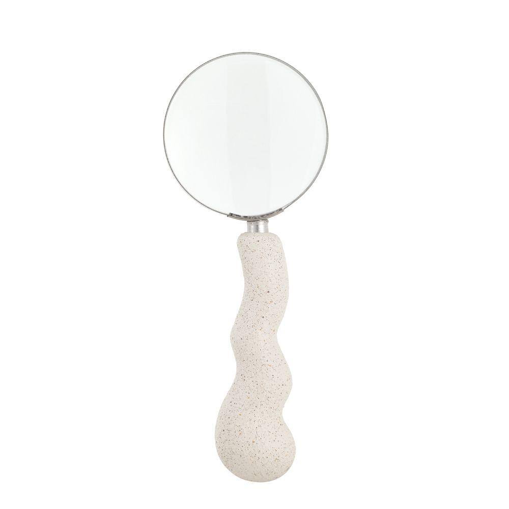 Lupa de Aumento Decorativa com Cabo em Poliresina 20cm 17517 Mart