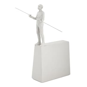 Escultura Decorativa Pessoa em Poliresina 28cm 18123 Mart