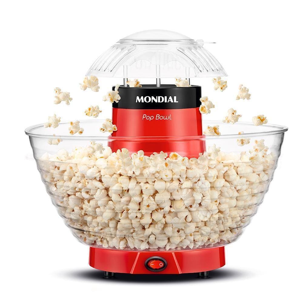 Pipoqueira Elétrica Mondial Pop Bowl Pp-05 Vermelho 127V
