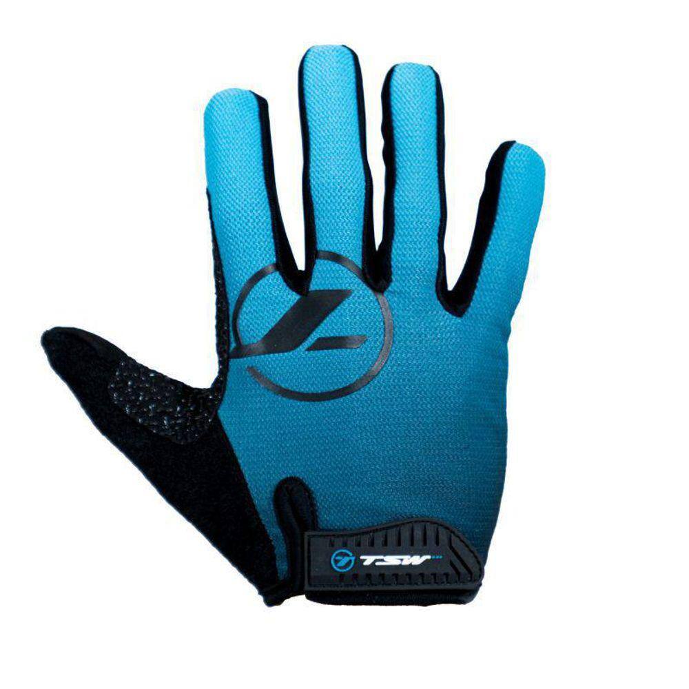 Luva Tsw Mtb Dedo Longo Control Azul P