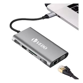 Hub Adaptador Usb Tipo C 10 Em 1 Com Hdmi 4K Cg