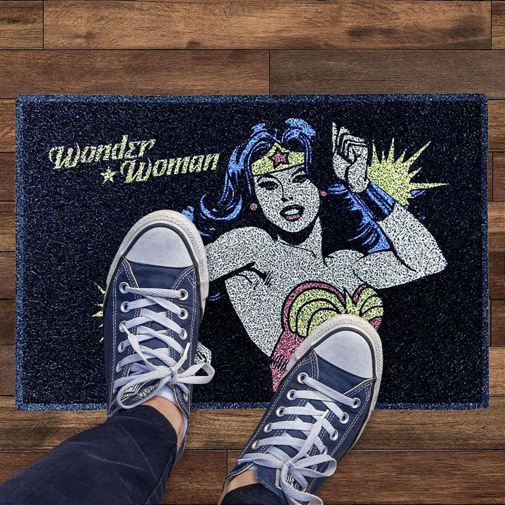 Tapete Capacho Mulher Maravilha Wonder Woman Oficial DC