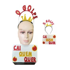 Plaquinha De Carnaval Bloco Tiara O Golpe Tá Aí Cai Quer