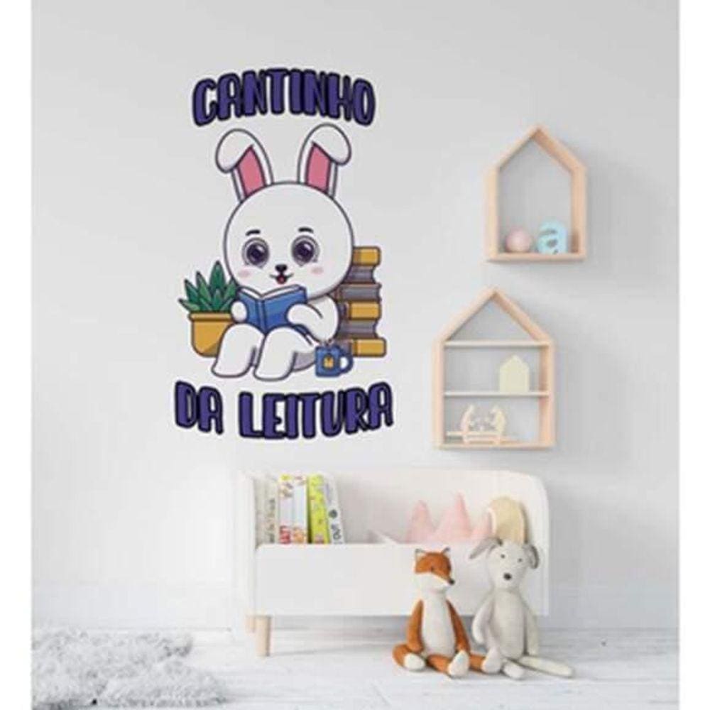 Adesivo De Parede Cantinho Da Leitura - Coelho