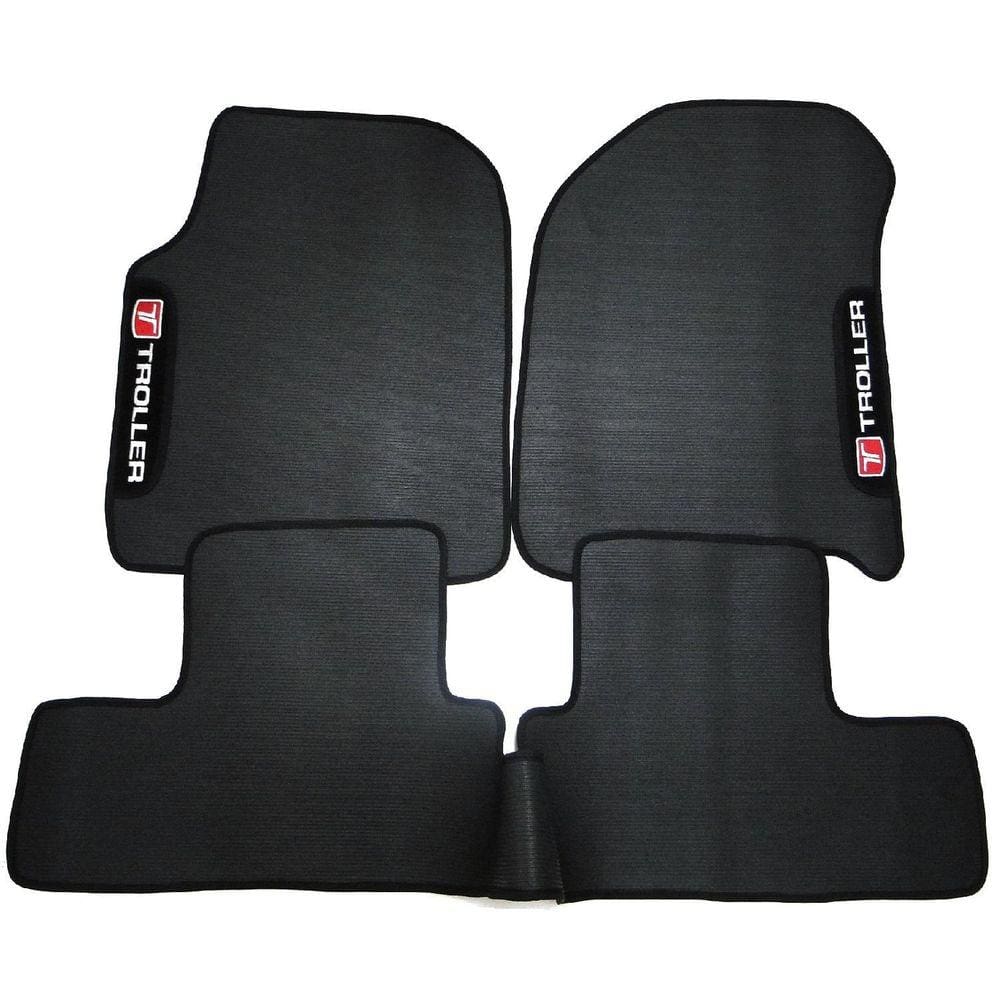 Jogo Tapete Automotivo Para Troller 17/18 Em Pvc Borracha