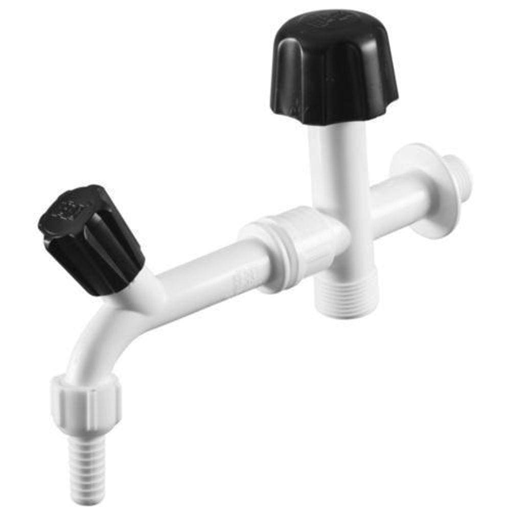 Kit Registro Máquina 1/2 E Torneira Com Bico Herc Itens